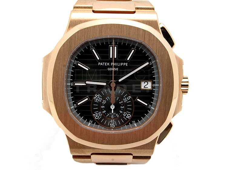 replica Patek Philippe Nautilus 5980-1R-001 18k Rose Gold Automatic Self-Winding WATCHES 1