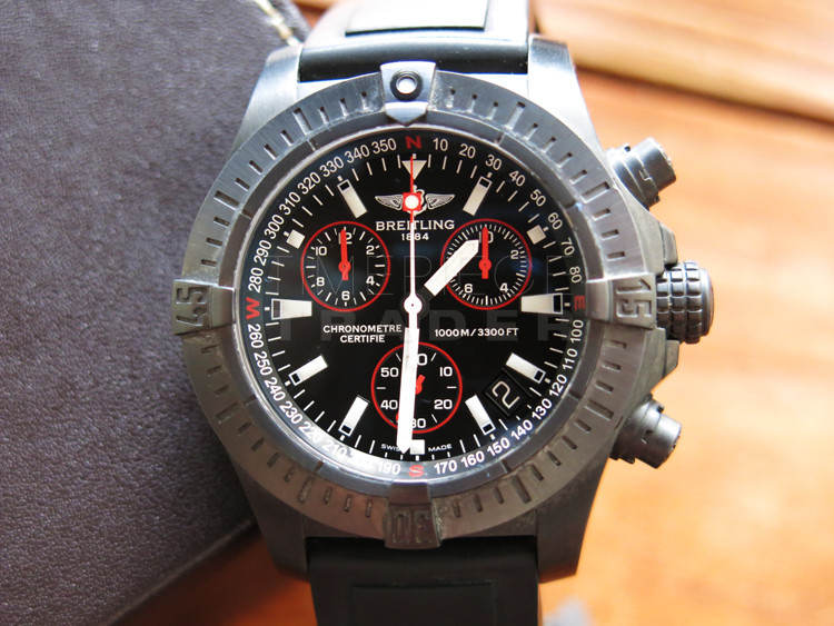 replica Breitling Avenger Seawolf M7339010-BA03-131S Stainless Steel PVD Battery SuperQuartz Chronometer Movement WATCHES 1