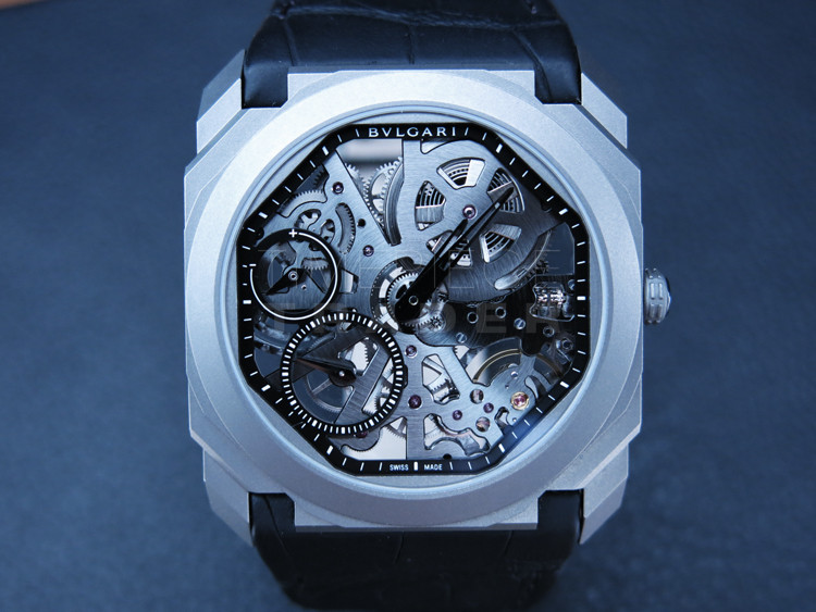 replica Bvlgari Octo Finissimo 102714 Titanium Manual hand-winding WATCHES 1