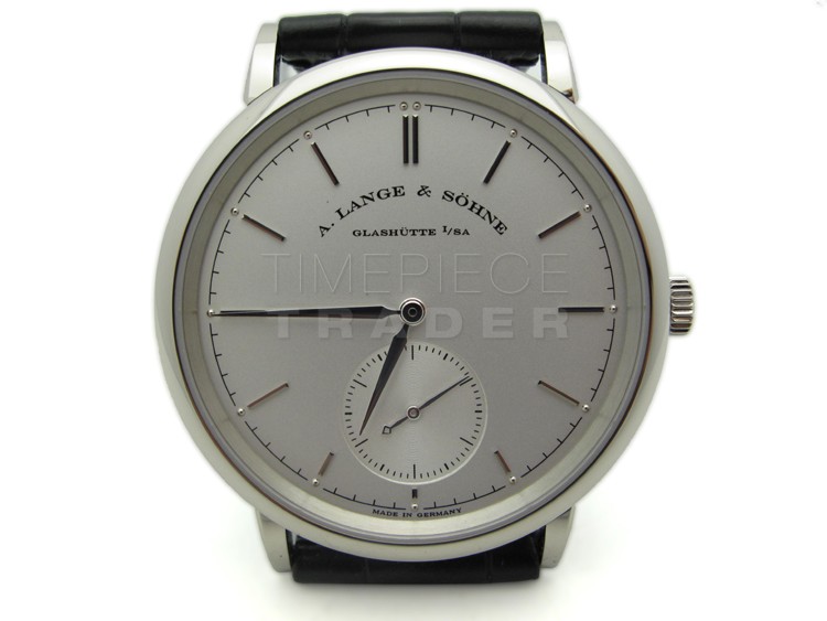 replica A. Lange & Sohne Saxonia 380.026 18k White Gold Automatic Self-Winding WATCHES 1