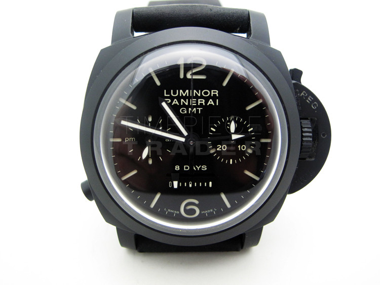 replica Panerai 1950 Monopulsante 8 days GMT PAM 317 Ceramic Hand Wind 8-DAY WATCHES 1
