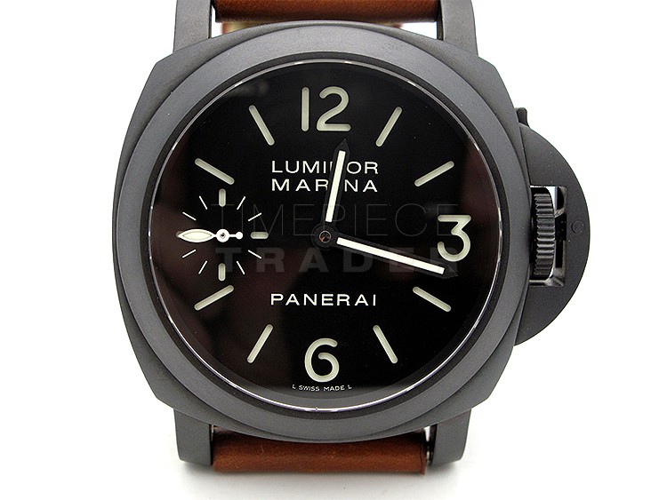 replica Panerai Luminor Marina Historic PAM111 PVD Stainless Steel Manual hand-wind WATCHES 1