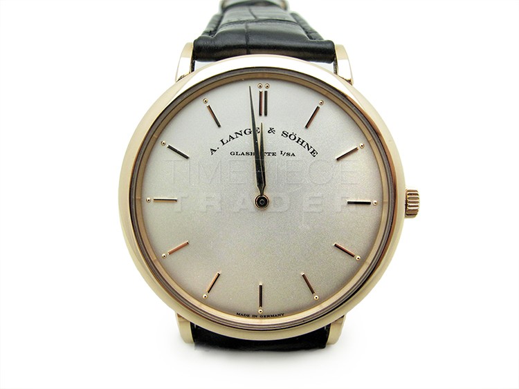 replica A. Lange & Sohne Saxonia 211.032 18k Rose Gold Manual Hand-Wind WATCHES 1