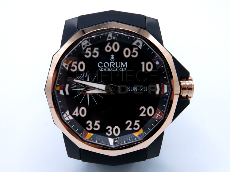 replica Corum Admirals Cup A690/04316 Titanium - Black Automatic self-winding WATCHES 1
