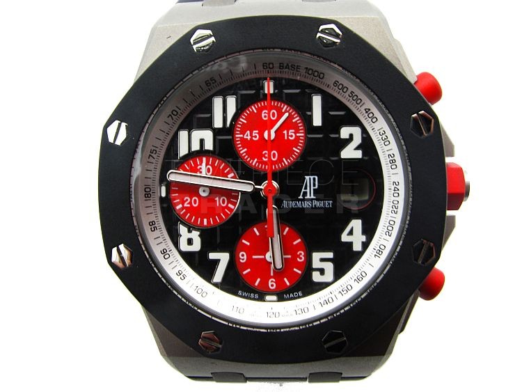 replica Audemars Piguet Royal Oak Offshore Special Edition 26278IK.GG.D002CA.01 Titanium Automatic WATCHES 1
