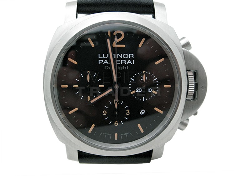 replica Panerai Luminor Daylight Chronograph PAM 356 Stainless Steel Automatic WATCHES 1