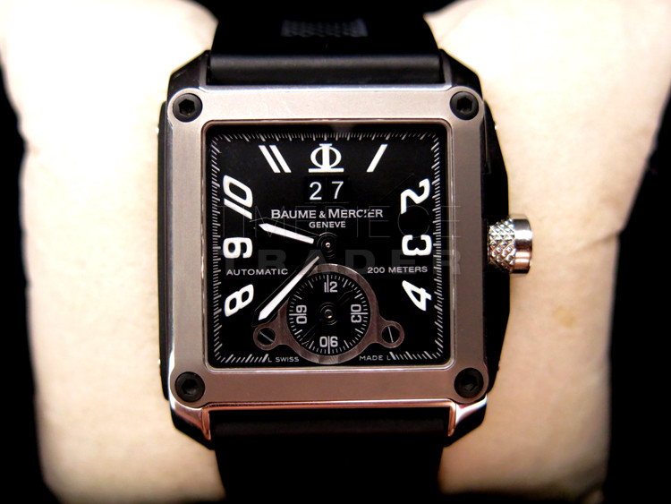 replica Baume & Mercier Hampton MOA08749 8749 Steel Titanium Self-winding Automatic WATCHES 1