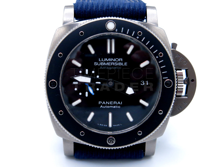 replica Panerai Luminor Submersible 1950 3 Days PAM1389 Brushed Titanium Automatic WATCHES 1