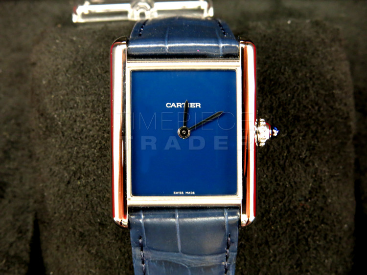 replica Cartier Tank WSTA0055 Stainless Steel Quartz WATCHES 1
