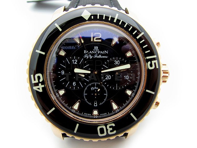 replica Blancpain 50 Fathoms 5085F-3630-52 18K Rose Gold Automatic WATCHES 1