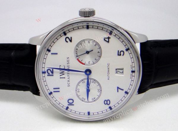 replica IWC Portuguese 7 days Steel Chronograph White WATCHES 1