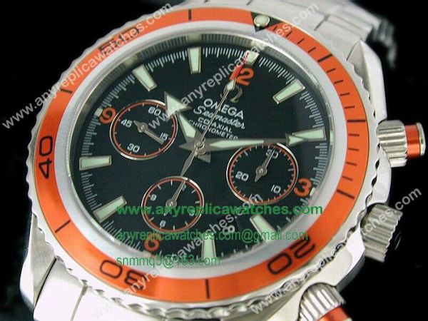 replica Omega Seamaster Planet Ocean Chronograph Quartz WATCHES 1