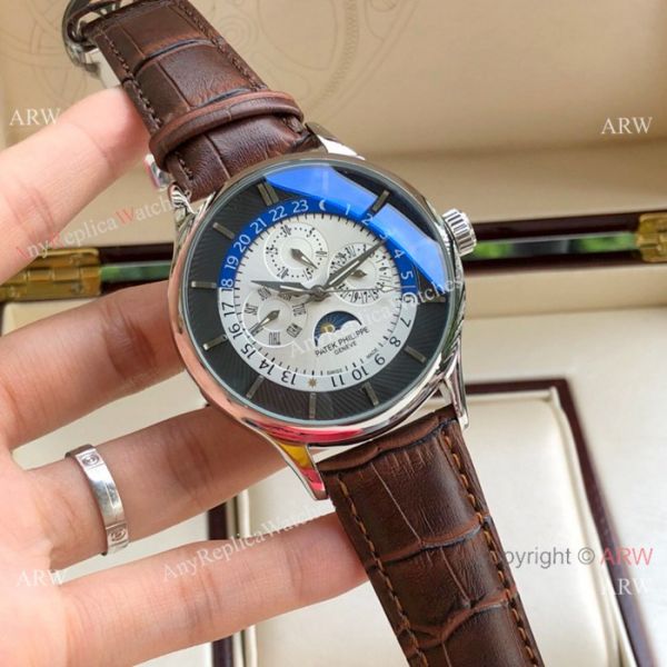 replica Copy Patek Philippe Grand Complications Stainless Steel Moonphase WATCHES 1