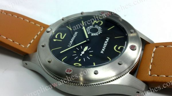 replica Panerai Egiziano Stainless Steel Brown Strap 47mm WATCHES 1