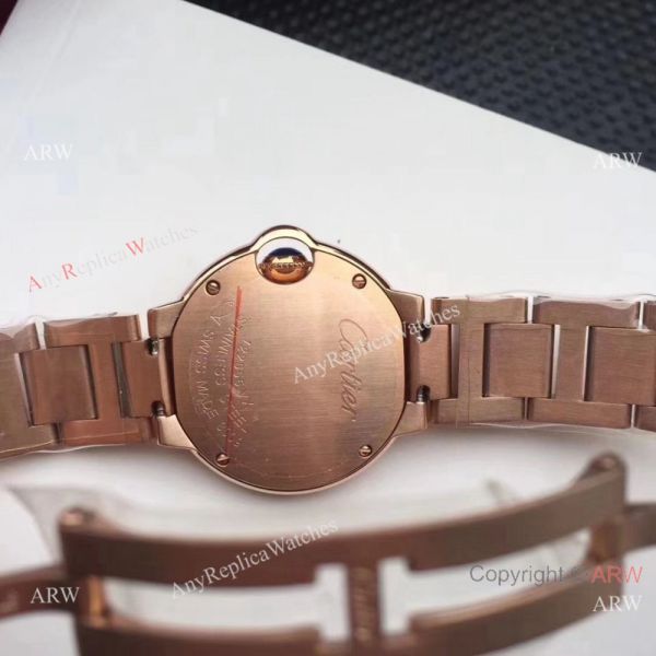 replica Copy Ballon Bleu de Cartier Rose Gold Swiss Quality WATCHES 1