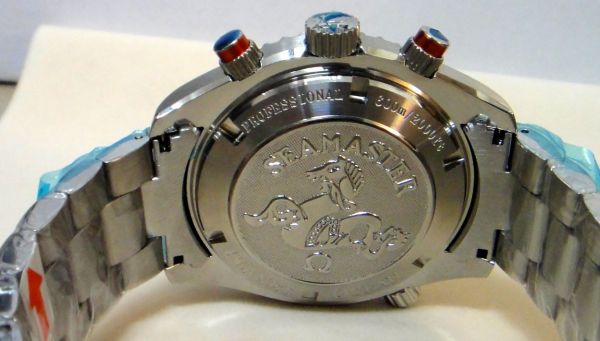 replica Omega Planet Ocean Seamaster Orange Bezel SS Chronograph Dial WATCHES 1