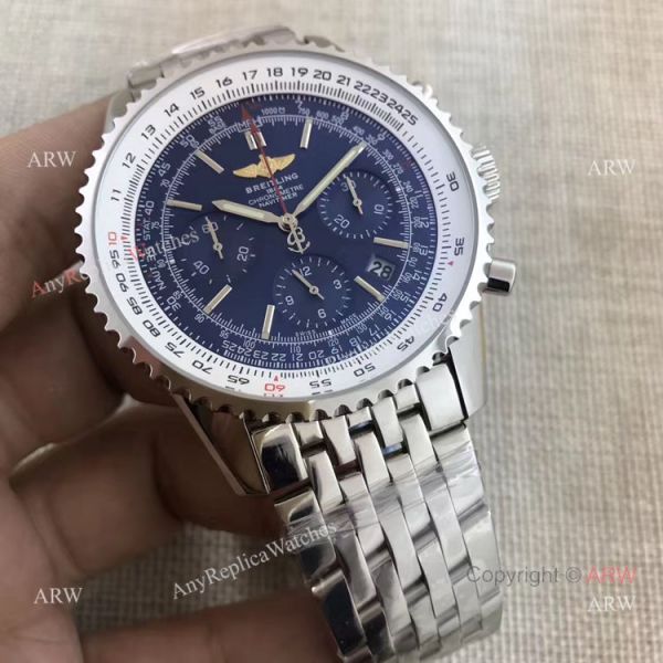 replica Breitling 1884 Chronometre Navitimer 01 Blue Face 46mm or 42mm WATCHES 1
