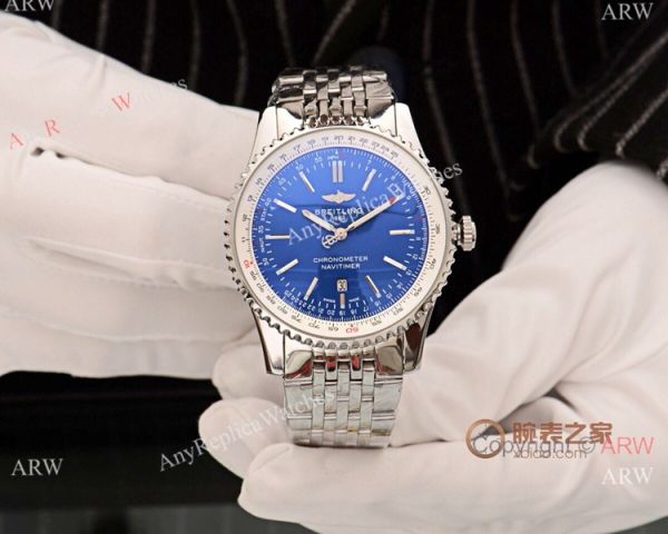 replica Best Breitling Navitimer 1 Stainless Steel White Dial WATCHES 1