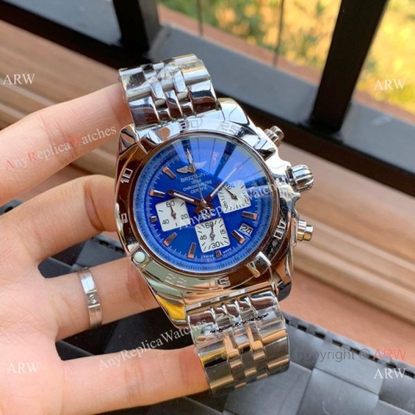 replica Best Quality Copy Breitling Chronomat 01 es Yellow Dial 43mm WATCHES 1