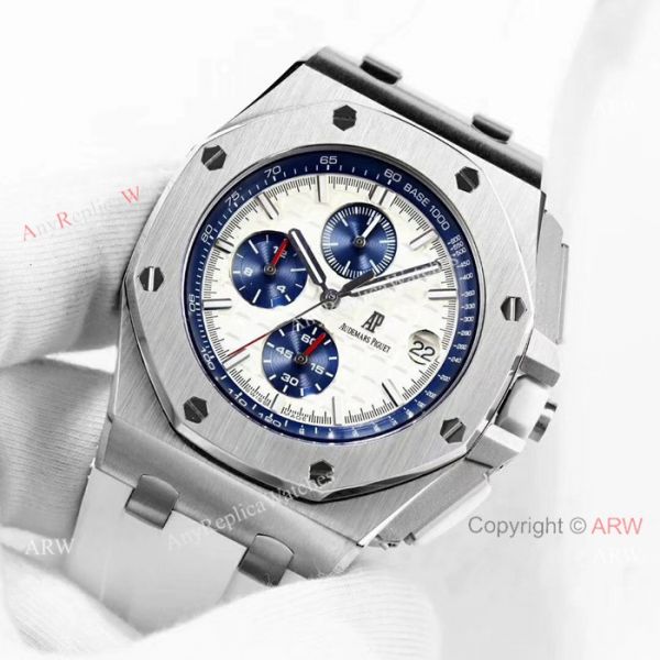 replica Audemars Piguet Knock off Wholesale AP Royal Oak Offshore White Dial WATCHES 1