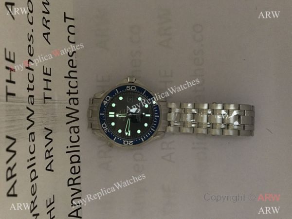 replica Omega James Bond Blue Dial w/ Super Luminous WATCHES 1