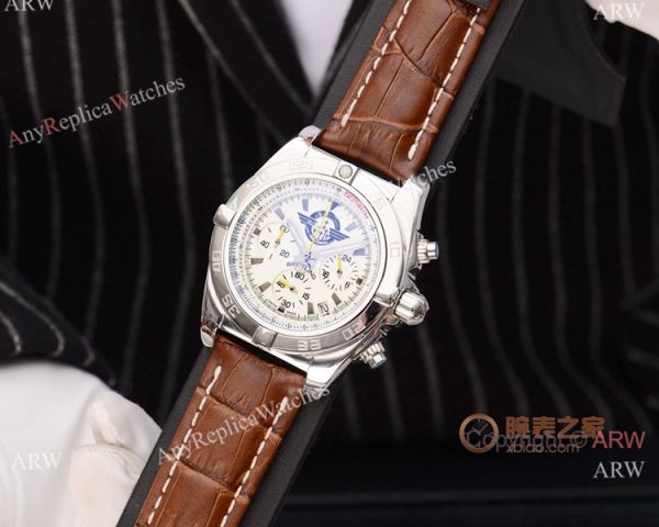replica Best Quality Copy Breitling Chronomat 01 White Chronograph WATCHES 1