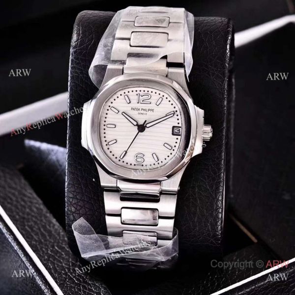 replica Best Nautilus Patek Philippe Ladies Blue Dial WATCHES 1