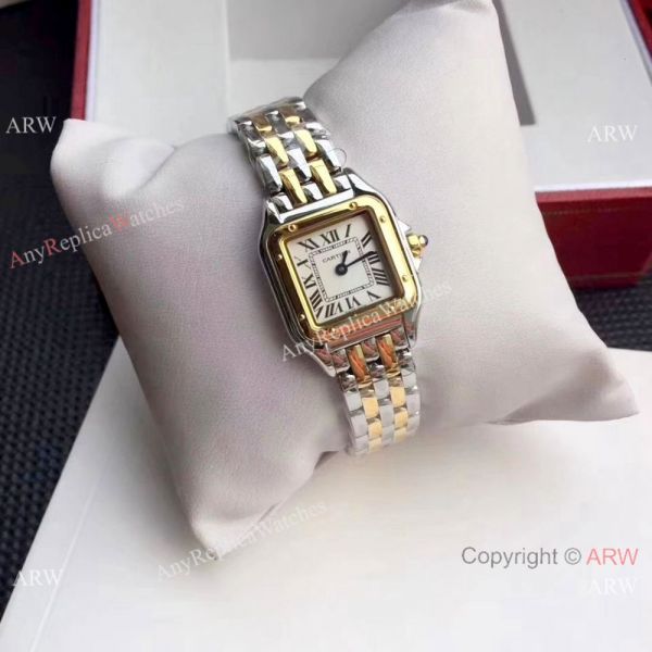 replica 2018 New Cartier Panthere De Womens 2-Tone WATCHES 1