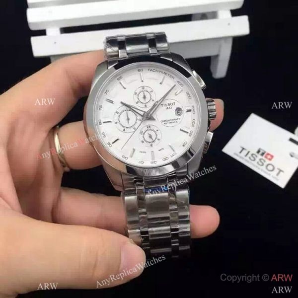 replica Tissot Stainless Steel Black Dial T035 WATCHES 1