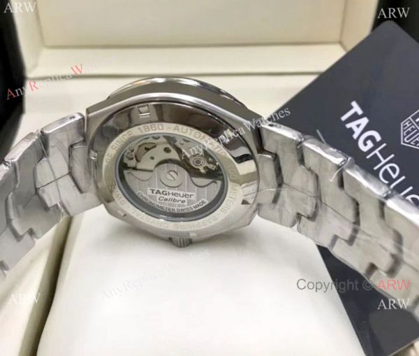 replica 2018 Tag heuer Link Calibre 5 Stainless Steel Blue Dial WATCHES 1