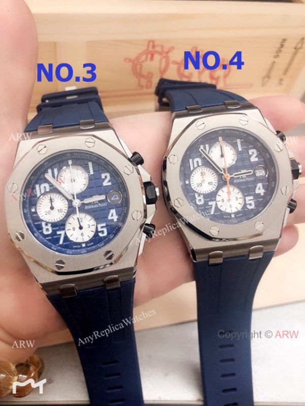 replica Copy Audemars Piguet Royal Oak Offshore VK Chrono es SS Grey Dial WATCHES 1