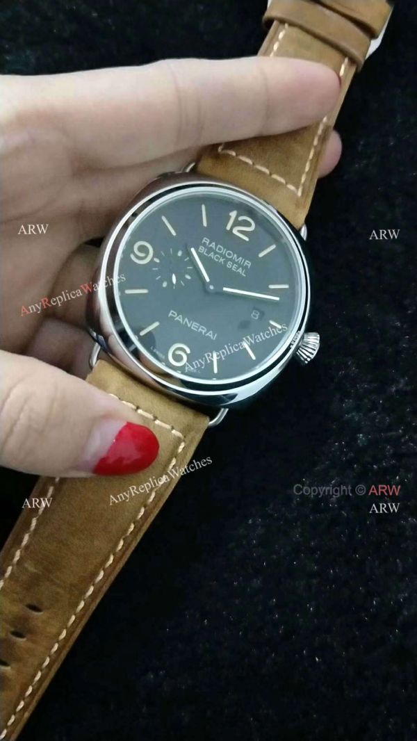 replica Knockoff Panerai Radiomir Black Seal 3 Days Automatic PAM388 Mens Black Face WATCHES 1
