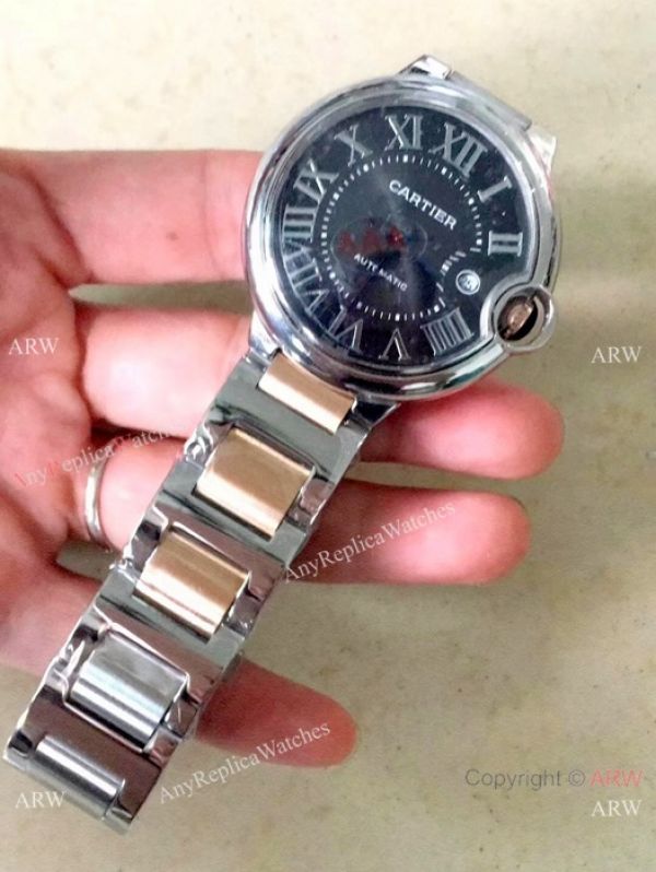 replica Fake Ballon Bleu De Cartier Automatic es Rose Gold 42mm WATCHES 1