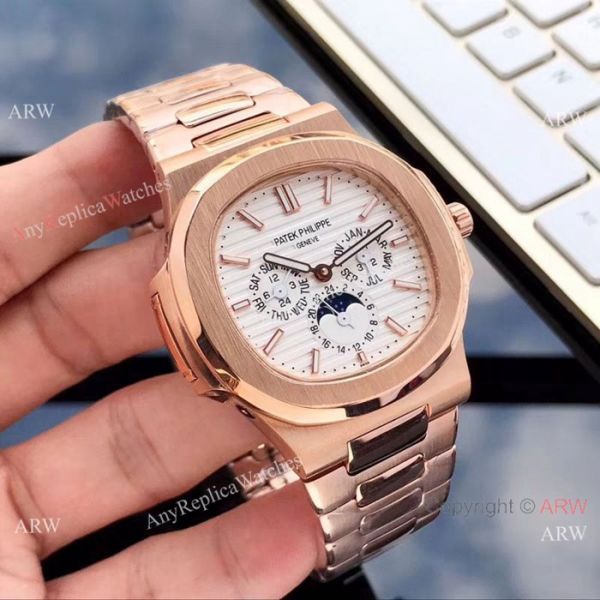 replica Patek Philippe Moonphase Rose Gold Annual Calendar es WATCHES 1