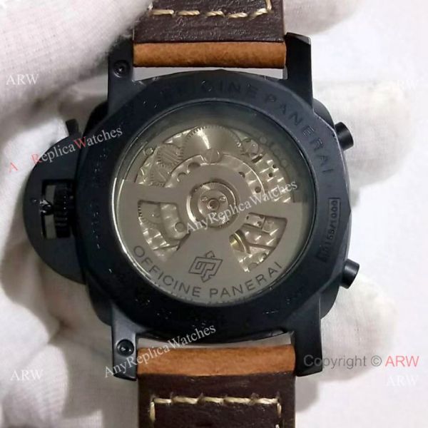 replica Panerai Luminor FLYBACK Black Case PAM580 WATCHES 1