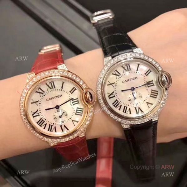 replica Copy Cartier Ballon Bleu de White MOP Dial es 36mm WATCHES 1
