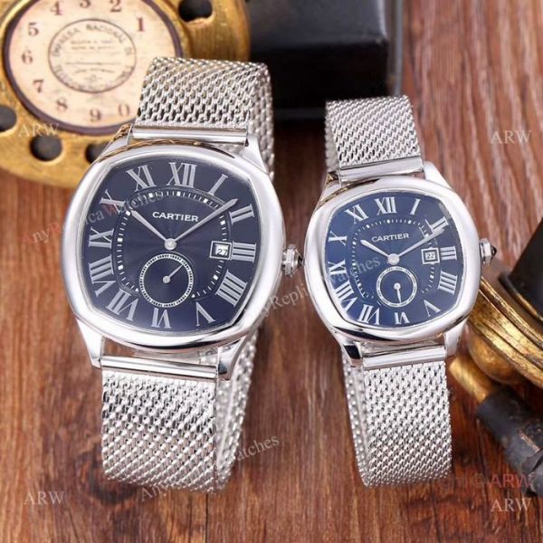 replica Low Price Cartier Drive De Lovers Stainless Steel WATCHES 1