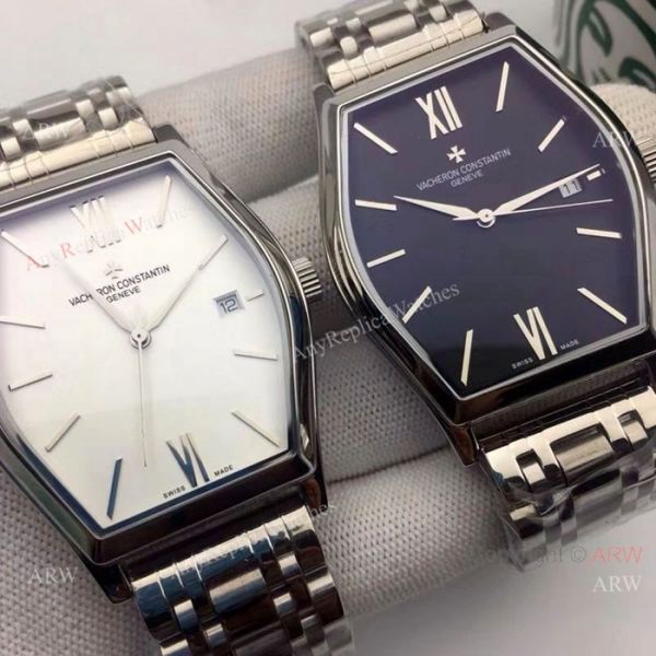 replica New Style Vacheron Constantin Geneve Fake Stainless steel White Dial es WATCHES 1