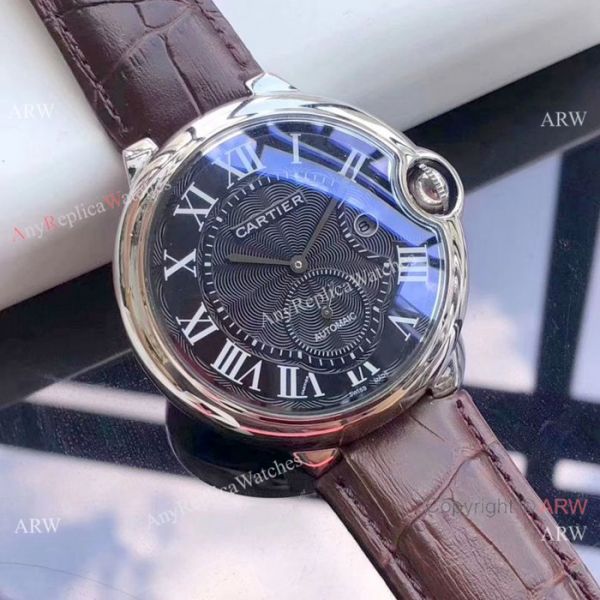 replica Fake Cartier Ballon Bleu De Automatic es SS White Roman Dial WATCHES 1