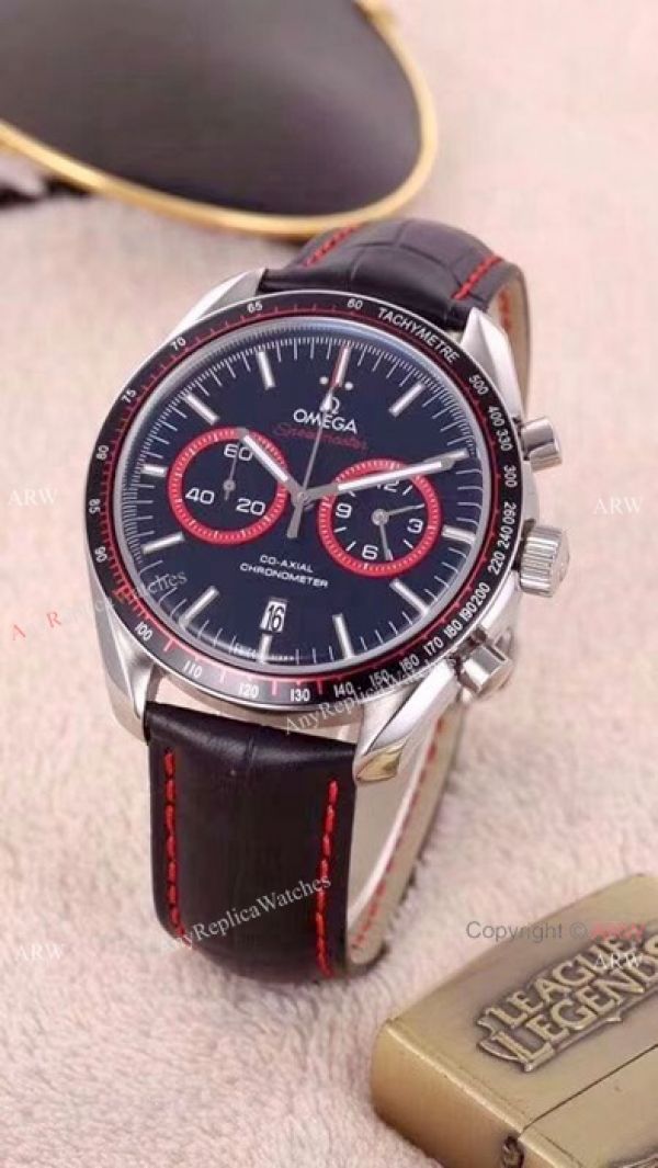 replica Copy Omega Speedmaster Racing 42mm es SS Yellow Sub-dials WATCHES 1