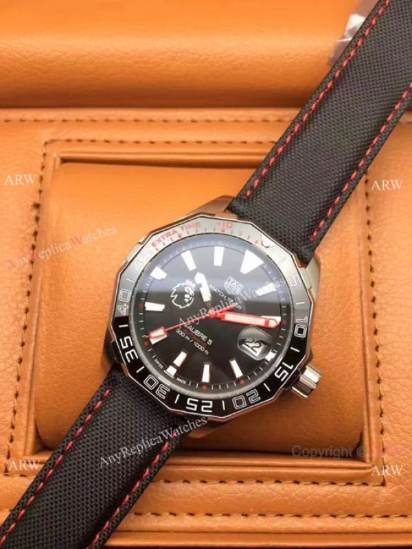 replica AAA Quality TAG Heuer Match Timer es Silver Face Black Leather WATCHES 1