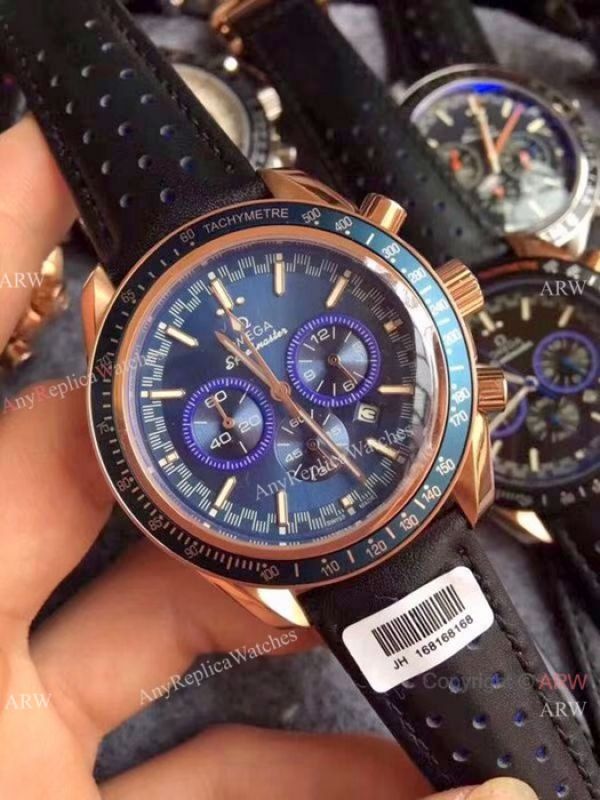 replica AAA Quality Omega Dark Side Of The Moon Copy es Rose Gold Black Dial WATCHES 1