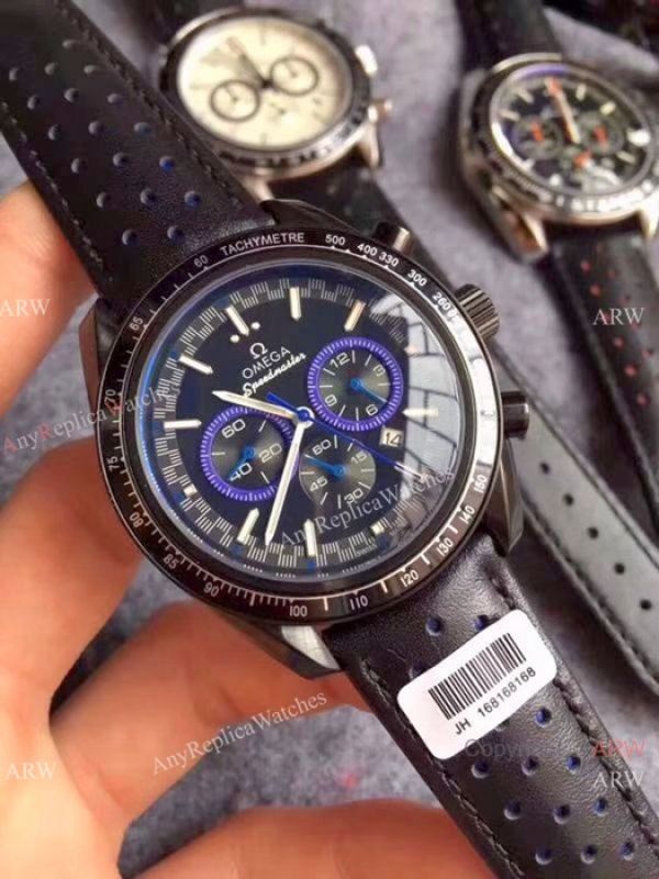 replica Best Quality Omega Dark Side Of The Moon Omega White Face 43mm WATCHES 1