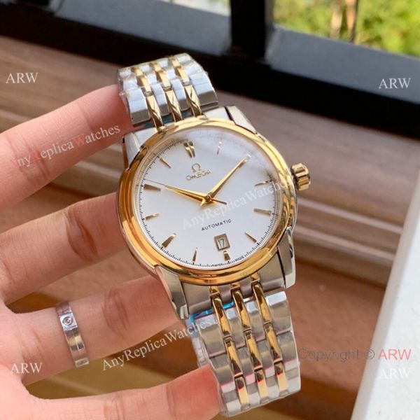replica Swiss 8500 Omega 2-Tone Sapphire Crystal WATCHES 1