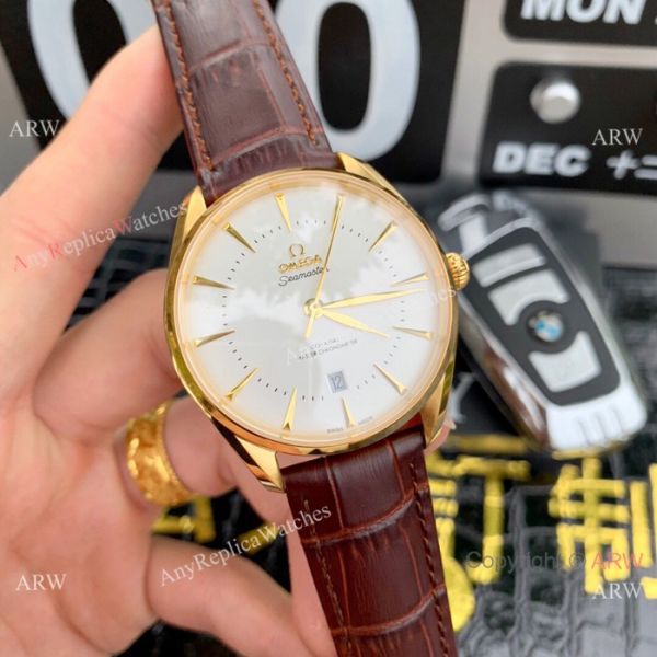 replica Swiss 8807 Omega Seamaster Edizione Venezia Rose Gold WATCHES 1