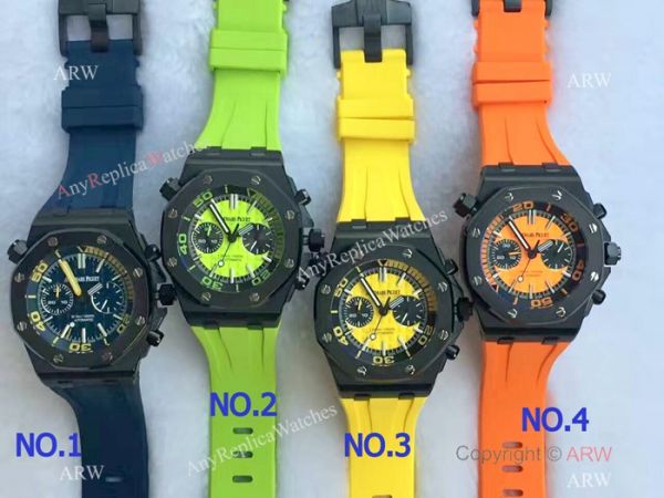replica Copy Audemars Piguet Royal Oak Offshore Diver Chronograph Black Case WATCHES 1