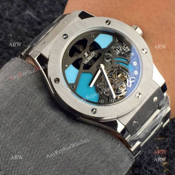 replica New Fake Hublot Classic Fusion Tourbillon 45mm es WATCHES 1