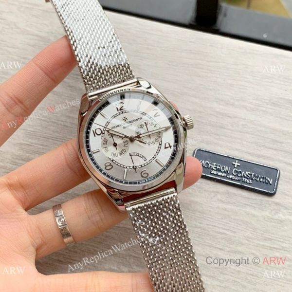 replica New Copy Vacheron Constantin Grand Complications Yellow Gold Silver Dial WATCHES 1
