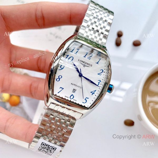 replica High Quality Longines Quartz Rose Gold Arabic Markers WATCHES 1