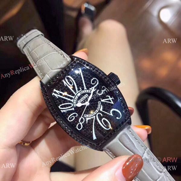 replica Franck Muller Platinum Rotor Black Diamond Men Knock off es China WATCHES 1